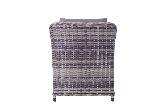 Набор садовой мебели для обеда Stavr искусственный ротанг серый