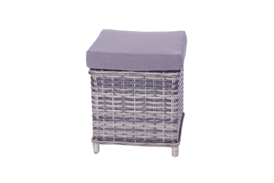 Набор садовой мебели для обеда Stavr искусственный ротанг серый