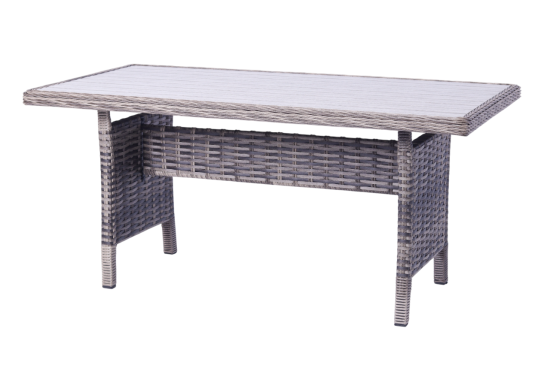 Набор садовой мебели для обеда Stavr искусственный ротанг серый