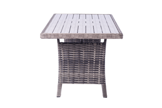 Набор садовой мебели для обеда Stavr искусственный ротанг серый