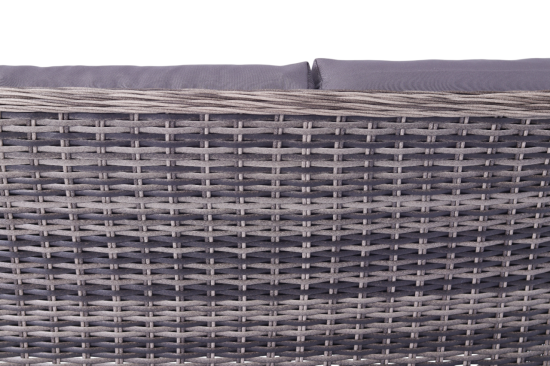 Набор садовой мебели для обеда Stavr искусственный ротанг серый