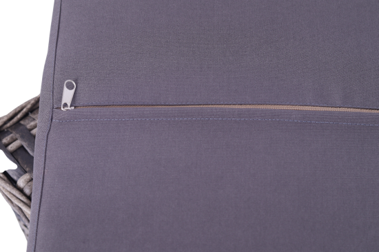 Набор садовой мебели для обеда Stavr искусственный ротанг серый