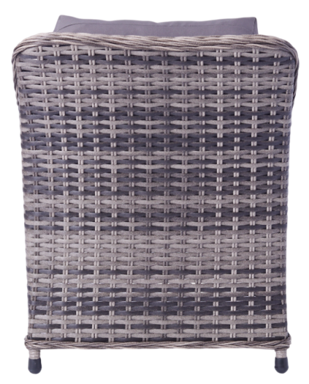 Набор садовой мебели для обеда с подушками Stavr искусственный ротанг серый