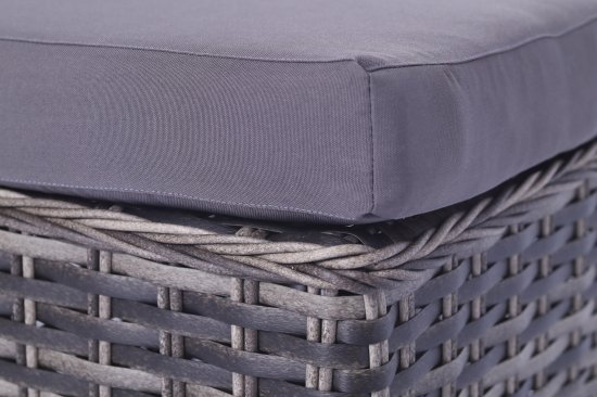 Набор садовой мебели для обеда с подушками Stavr искусственный ротанг серый