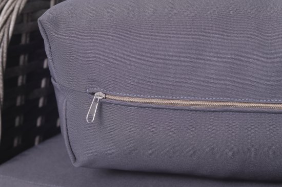 Набор садовой мебели для обеда с подушками Stavr искусственный ротанг серый