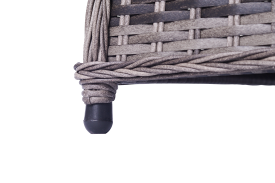 Набор садовой мебели для обеда с подушками Stavr искусственный ротанг серый