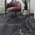 Глазурованный керамогранит Kreaforta Dina 42x42 см 1.587 м² сатинированный цвет черный