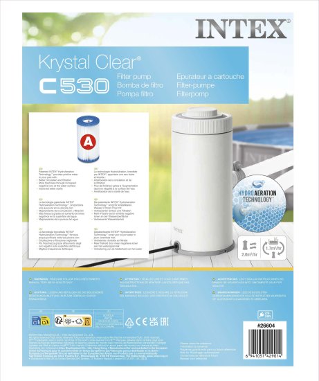 Фильтр-насос картриджный Intex C530 A 2006 л/ч