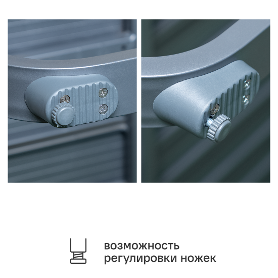 Набор садовой мебели для отдыха с подушками BEGINIA Oshten Алюминий Стол, диван Серый / серебристый