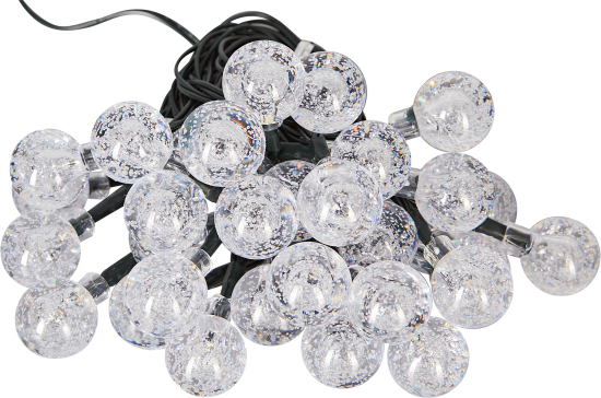 Гирлянда светодиодная шар KREAFORTA Anvik на солнечных батареях 4.3 м цвет белый