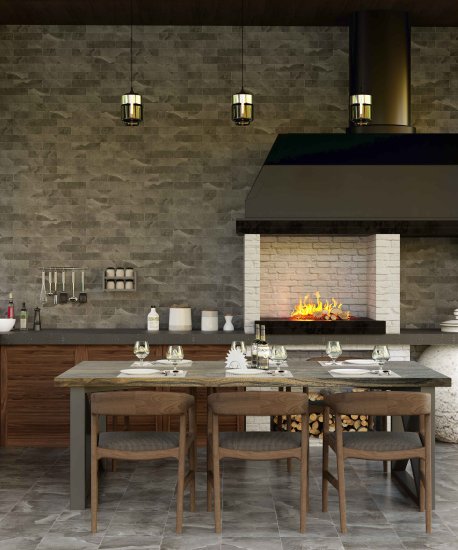 Глазурованная клинкерная плитка Керамин Касл Рок 2 29.8x29.8 см 1.51 м² матовая цвет серый