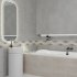Плитка настенная Kreaforta Mersey Concrete 20x40 см 1.2 м² матовый цвет графитовый