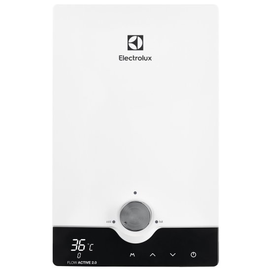 Проточный водонагреватель электрический Electrolux NPX 8 Flow Active 2.0 8.8 кВт белый