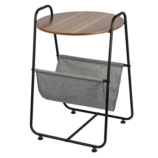 Журнальный столик Dream River 67x43x39 см коричнево-черный