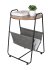 Журнальный столик Dream River 67x43x39 см коричнево-черный