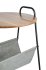 Журнальный столик Dream River 67x43x39 см коричнево-черный