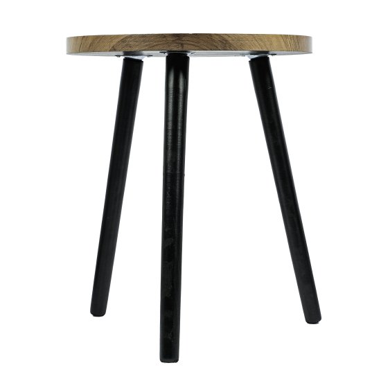 Журнальный столик Dream River 39x48 см коричнево-черный