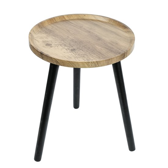 Журнальный столик Dream River 39x48 см коричнево-черный