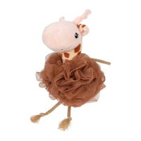 Мочалка для нежной и чувствительной кожи для бани и сауны Банные штучки Жирафик