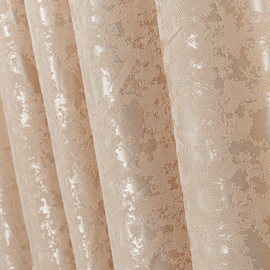 Штора на ленте со скрытыми петлями Денви 160x270 см цвет бежевый