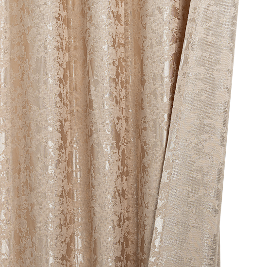 Штора на ленте со скрытыми петлями Денви 160x270 см цвет бежевый