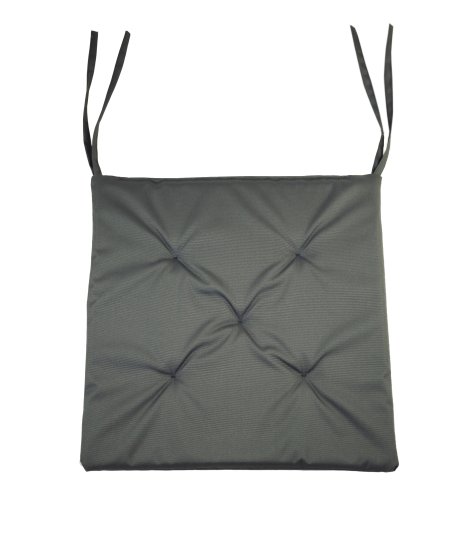 Подушка для стула Linen Way 40x40 см цвет стальной