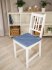 Подушка для стула Linen Way 40x40 см цвет серо-синий