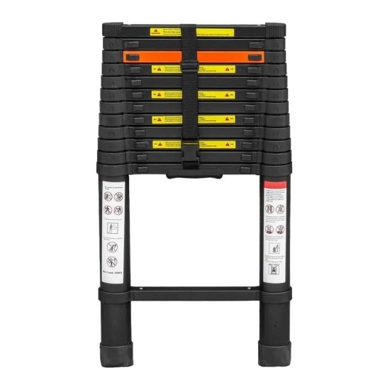 Телескопическая алюминиевая бытовая лестница Rockforce RF-UP500