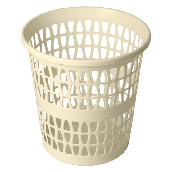 Корзина для мусора Martika Феста 11 л пластик слоновая кость
