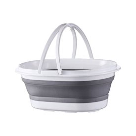 Силиконовое складное ведро SanTrade SL SM-PR912/GY