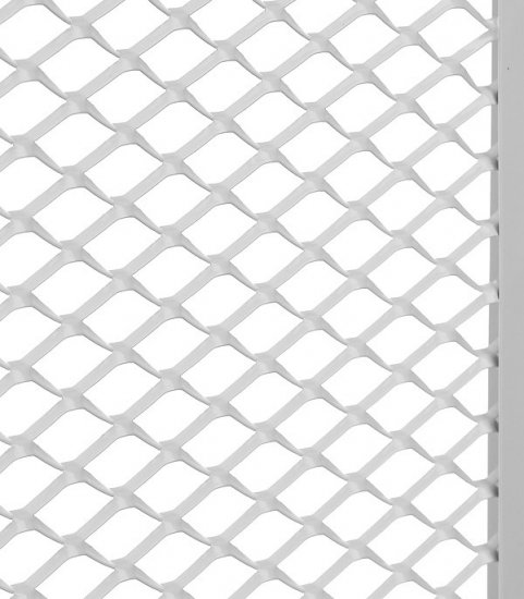 Экран декоративный металлический Evecs ДМЭР 610х690 мм белый 7-ми секционный