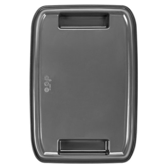 Контейнер для мусора Econova Smart Bin Pro с крышкой 50 л пластик черный