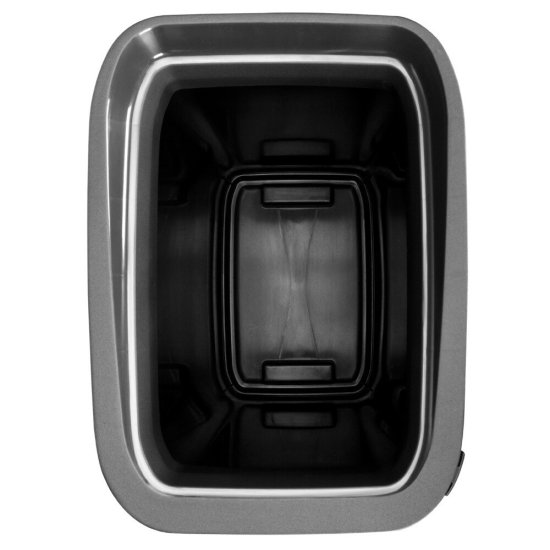 Контейнер для мусора Econova Smart Bin Pro с крышкой 50 л пластик черный