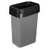Контейнер для мусора Econova Smart Bin Pro с крышкой 50 л пластик черный