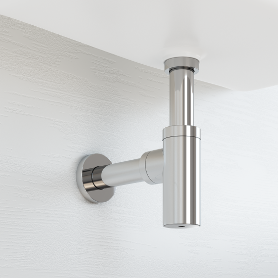 Сифон для раковины MONLID 32 мм хром