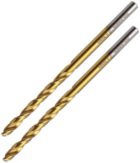 Сверло спиральное по металлу HSS-Co Hilberg CO035 3.5x70 мм, 2 шт.