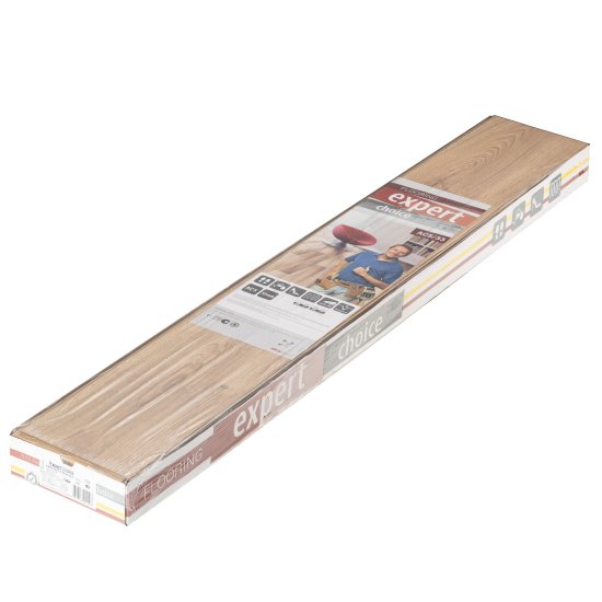 Ламинат 33 класс Ultradecor Expert Choice дуб сандэнс 1285х192х12 мм 1,48 кв.м с фаской
