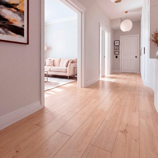 Ламинат 33 класс Ultradecor Expert Choice дуб сандэнс 1285х192х12 мм 1,48 кв.м с фаской