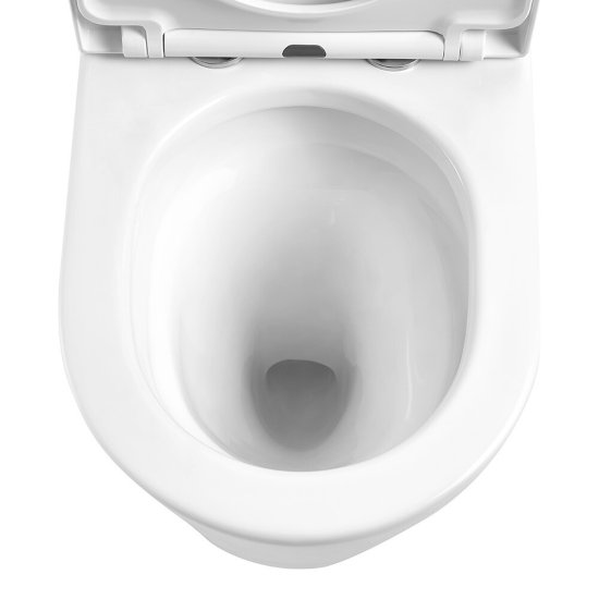 Унитаз-компакт Corsa Deco NX Tornado безободковый с универсальным выпуском с сиденьем дюропласт микролифт белый (TPNX600ST)