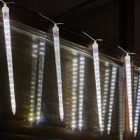 Фигурный светодиодный занавес Uniel ULD-E3005-300/DTK ICICLE Сосульки