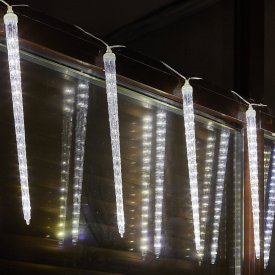 Фигурный светодиодный занавес Uniel ULD-E3005-300/DTK ICICLE Сосульки