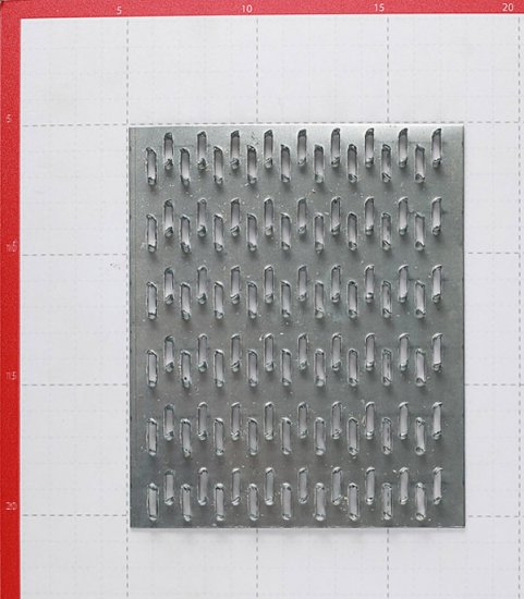 Пластина гвоздевая оцинкованная 129х152х1.0 мм