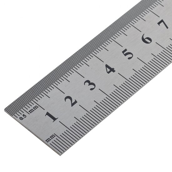 Линейка строительная Hesler 500 мм нержавеющая сталь