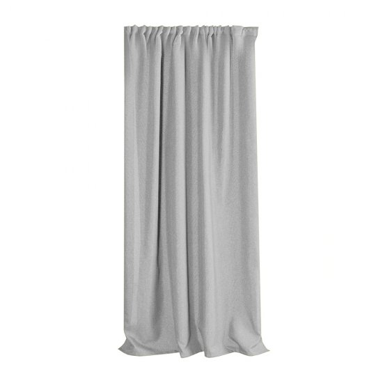 Штора рогожка пепельно-серая 200х270 см Волшебная Ночь Крафт (777129)