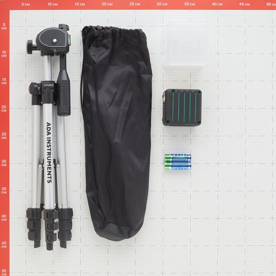 Уровень лазерный Ada Cube Mini Green Professional Edition (А00529) со штативом