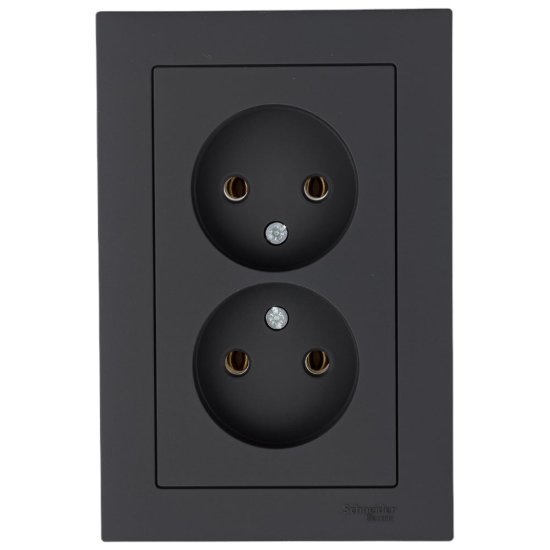 Двойная розетка Systeme Electric AtlasDesign