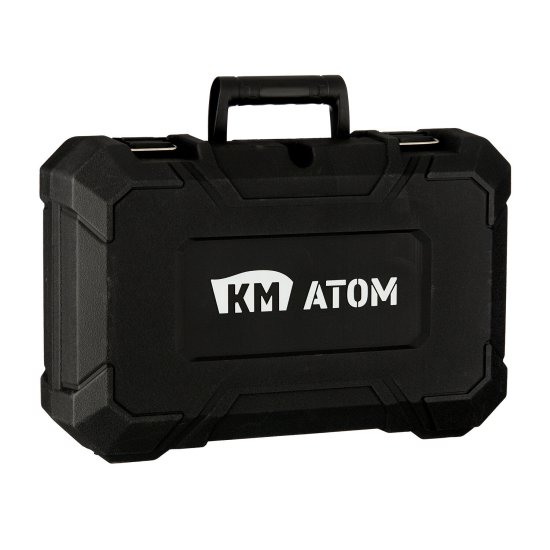 Виброприсоска для укладки плитки аккумуляторная КМ АТОМ 18В Li-Ion 2Ач АКБ и ЗУ (CVTB-181/1)