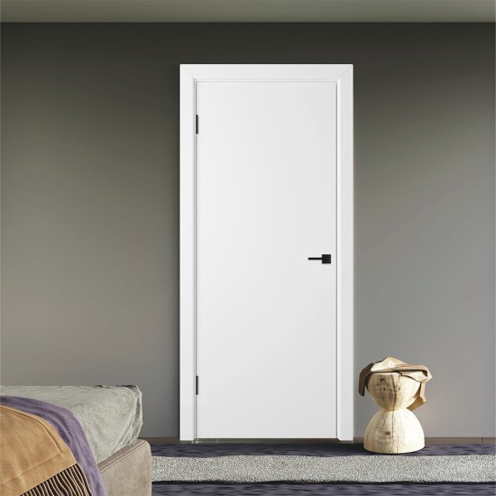 Дверь межкомнатная Ньюта 600х2000 мм эмаль белая глухая