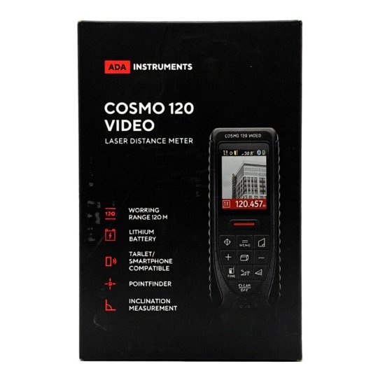 Дальномер лазерный Ada Cosmo 120 Video 120 м cо встроенной камерой (А00502)
