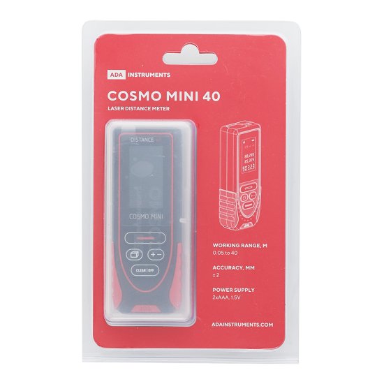 Дальномер лазерный Ada Cosmo Mini 40 40 м (А00490)